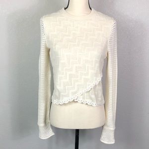 Free People Cropped Sweater